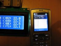 Termometr na DS18B20 + SHT11 + GSM