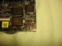 iPod 80GB spalone elementy na płycie