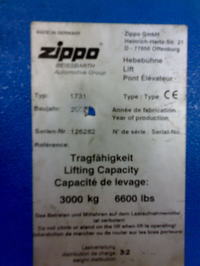 Podnośnik śrubowy kolumnowy zippo