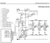 Alarm z wyjściem na centralny zamek 6pin