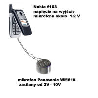 komórka i mikrofon WM61A - buczy - jak podnieść napięcie? komórka i mikrofon WM61A - buczy - jak podnieść napięcie?