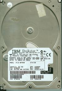 IBM DTLA-307015: nie wykrywany przez BIOS, nie kręci