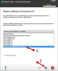 Przenoszenie kontaktów pomiędzy Sony Ericssonem i Nokią