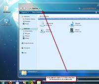 Windows7 źle działająca ikona pulpitu Windows7 źle działająca ikona pulpitu