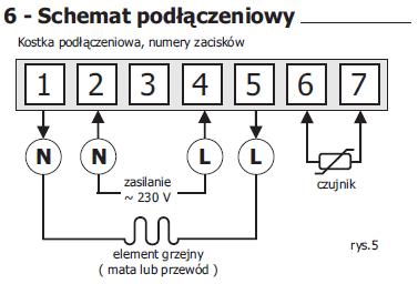 Problem z podlaczeniem sterownika termoval cu 520 z mata ds1