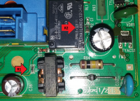 Elektrolux EWF10679W - Identyfikacja elementu, rezystor R8