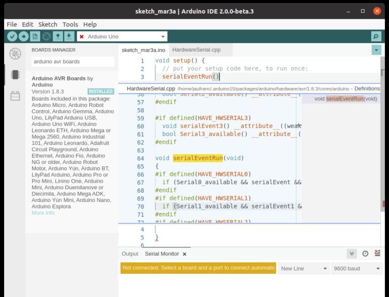 Arduino IDE 2.0 - debugger i nowy interfejs użytkownika
