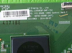 Panasonic TX-65CX410E: Brak obrazu i grafiki menu, mimo prawidłowego działania T-CON