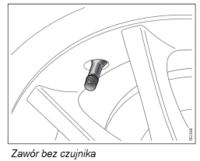 Saab 9-3 2008r. - Układ TPMS, przypisanie kół do miejsca przeznaczenia