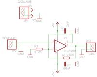 ATmega32 - Jak mierzyć ujemne napięcie pH wody za pomocą wzmacniacza?