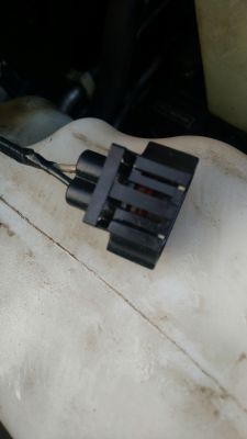 Ducato 2,3 multijet 120 KM - wtyczka pod przednim prawym reflektorem.