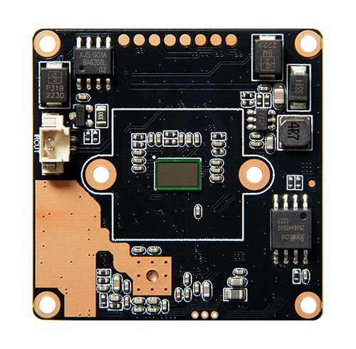 Płytka drukowana z różnymi komponentami elektronicznymi