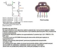 Opel Astra G 1.6 16V X16XEL - Emulator zaworu EGR, potrzebuje schemat..