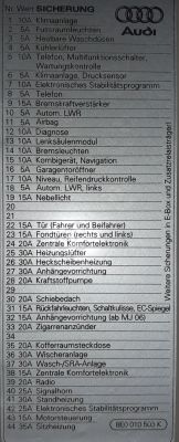 Audi A4 B7 ACC - Na przewodzie ACC mam napięcie po wyjęciu kluczyka