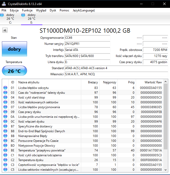 Dysk Seagate ST1000DM010 odłącza się podczas pracy: przyczyny i ...