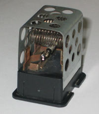 OPEL ASTRA G - rezystor dmuchawy, wymiana bezpiecznika termicznego