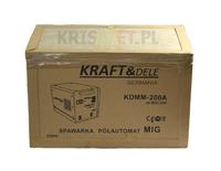 Spawarka KRAFTDELE GERMANY KDMM-180A MIG/MAG/FLUX 200A Spawarka KRAFTDELE GERMANY KDMM-180A MIG/MAG/FLUX 200A