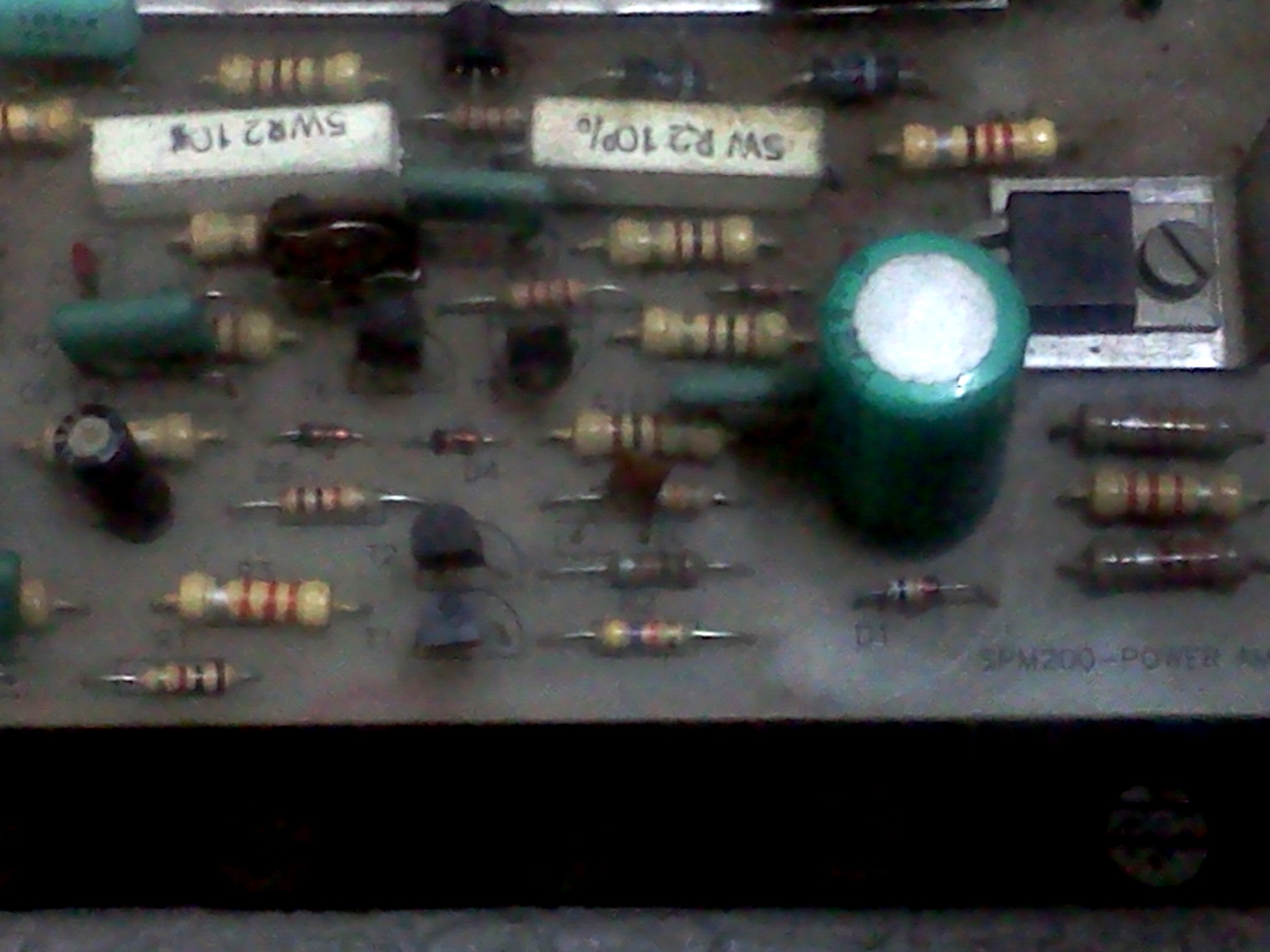 BOX SPM 200 kompletnie spalony potrzebuje schemat(01/93)