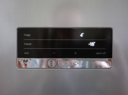 Bosch KGN36ML3P fridge - First start, power connection, temp display & alarm issue 