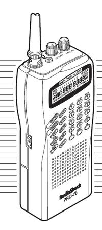 Radio Shack PRO-76 VHF-UHF Scanner-Reciever Manual EN