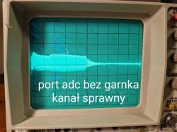 Indukcja Amica GECO mg361.02 - brak wykrywania garnka, wymiana elementów, oscylogramy, LM358, IGBT