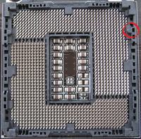 Asus Maximus IV extreme - uszkodzenie mechaniczne socket'u.