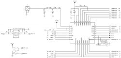 WCN-LN882H Chip Electrical Schematic Electrical schematic showing connections and pin layout for the WCN-LN882H chip.