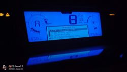 Citroën car display showing warning messages about ESP/ASR, ABS, handbrake, and directional headlamp faults.