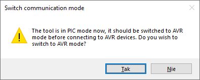 MPLAB snap nie działa w Atmel Studio 7 (Version: 7.0.2389 - )