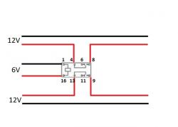 Podłączenie przekaźnika Songle 1A 6V SRC-06VDC-SH do kamery cofania w Renault Laguna