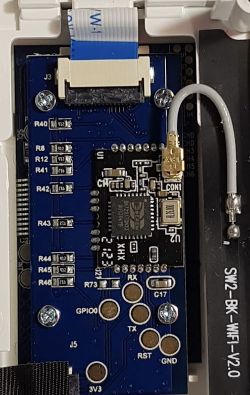Gosund Ghome SW2 Circuit Board Electronic circuit board with components and wiring