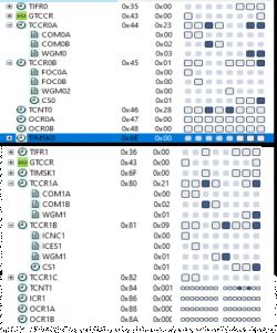 Atmega328p i L293D w AtmelStudio - brak reakcji PWM, tylko prawy silnik działa