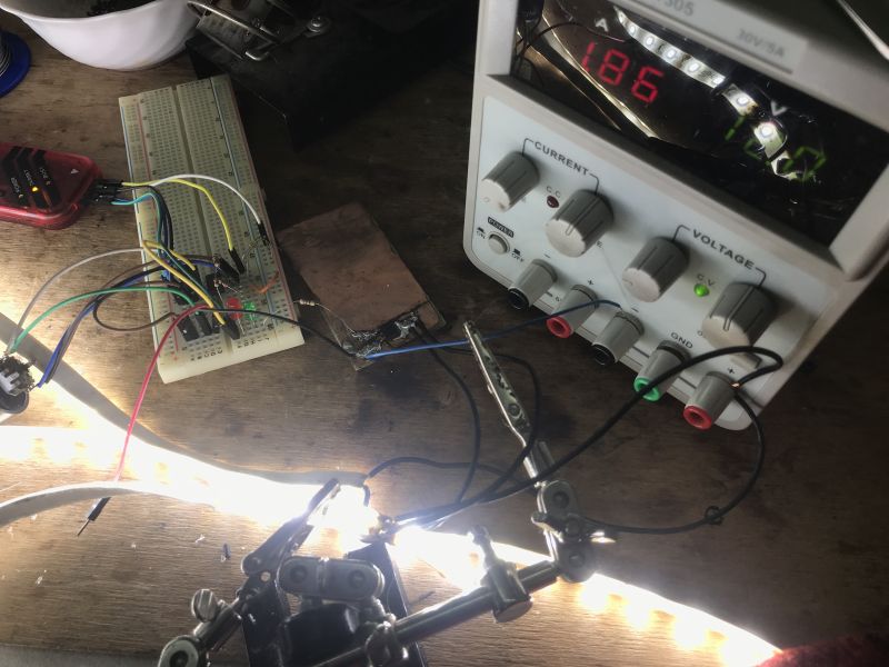 PIC12F683 - two-channel dimmer and encoder support on 128 bytes of RAM