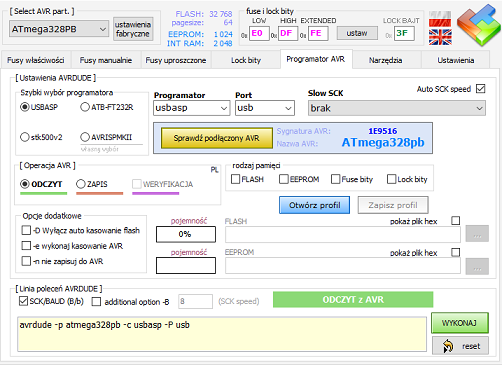 Zaprogramowanie Atmega328PB zamiast 328P - jaki programator obsłuży ...