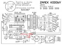 Prosty zamek szyfrowy CMOS