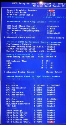 Xeon x5460 na s775 - Overclocking jak podnieść powyżej 3.42GHz na GA-EP45T-EX