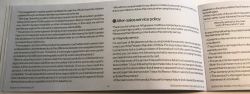 Strona z instrukcji obsługi okularów INMO Air 2 pokazująca politykę gwarancyjną i zasady użytkowania.
