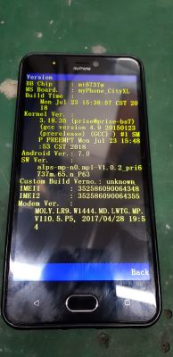 Jak wykonać hard reset w MyPhone City XL? Błąd przy próbie.