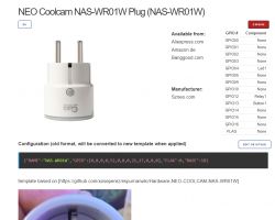 Socket plug with energy measurement NAS-WR01W and NAS-WR07W [BK7231/BL0937/BL094 Socket plug with energy measurement NAS-WR01W and NAS-WR07W [BK7231/BL0937/BL094