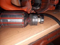 Komutator Black&Decker - Witam. Czy da się ten wirnik uratować