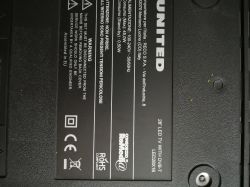UNITED LED28X16 TV: Dump W25Q64, T.SIS231.75 Main Board, Images & Info