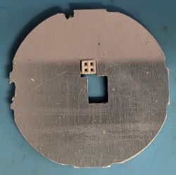 LED Bulb Metal Plate Metal plate with holes for LED bulb