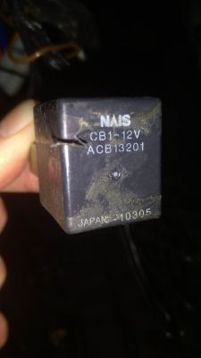 Alarm Super Dog 10RF-V - Zamiennik przekaźnika zapłonu NAIS CB1-12v ACB13201