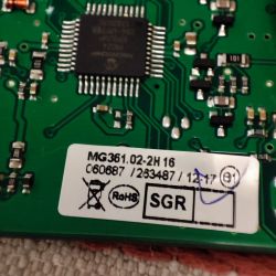 Amica PI6140WTU - Zamiana kontrolera PIC24EP32GP 204 z innej płyty indukcyjnej