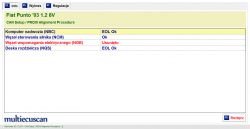 Punto II FL - Błędy C1012 i C1013, niewłaściwe odczyty prędkości i napięcia