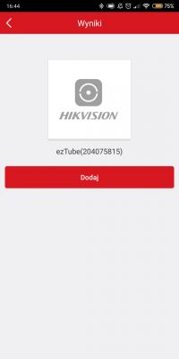 Ezviz/hikvision "Urządzenie zostało dodane przez inne konto". Wyjście?