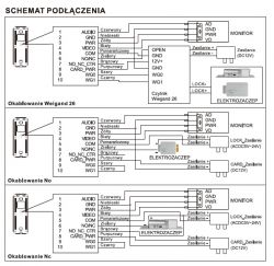 Wideodomofon Zamel VP-819W + V0-811IDB - nie ma obrazu