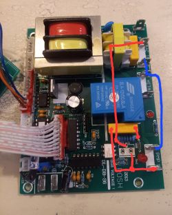 Uszkodzony sterownik dymiarki - naprawa triaka BTA16, pompka, rezystor i kondensator