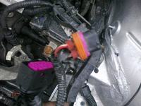 VW POLO 08r 1.4tdi - Urwana wtyczka po wypadku - zdjęcia