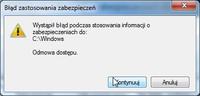 Windows 7 - Brak uprawnień administratora do kopiowania plików do /system32